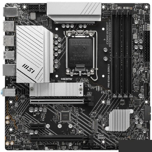 Материнская плата MSI PRO B760M-A DDR4 II, LGA 1700, Intel B760, mATX, Ret