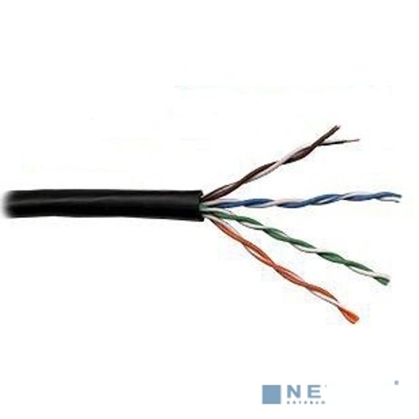 Lanmaster LAN-5EUTP-OUT Кабель информационный Lanmaster LAN-5EUTP-OUT кат.5е U/UTP не экранированный 4X2X24AWG PE внешний 305м черный