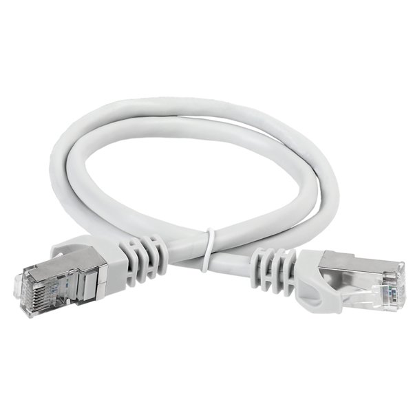 ITK RJ45(m) - RJ45(m) Cat. 6A S/FTP LSZH 2м серый