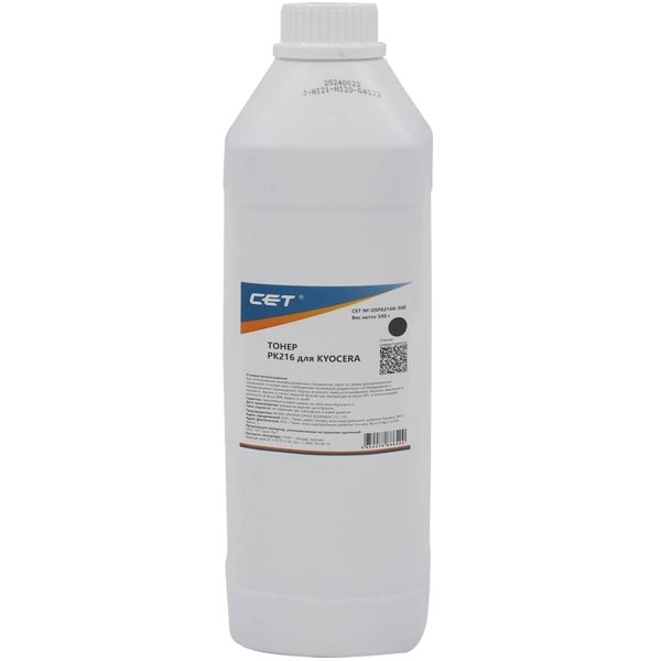 CET Тонер PK216 для KYOCERA TASKalfa 3253ci (Japan) Black, 500г/бут, (унив.), OSP0216K-500
