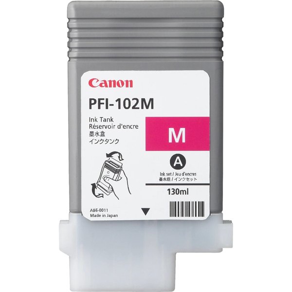 Canon PFI-102M 0897B001 Картридж для Canon imagePROGRAF iPF605, iPF610., iPF650, iPF655, iPF710, iPF755, LP17, iPF510, Пурпурный, 130 мл.