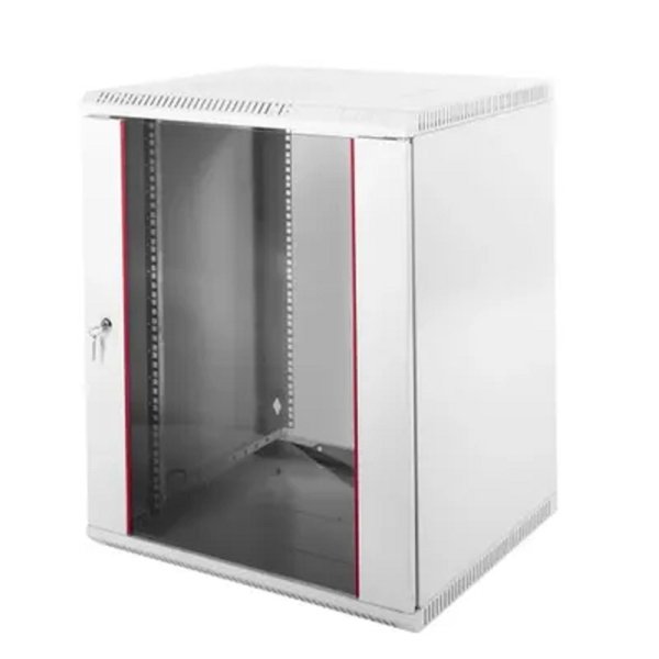 ЦМО Шкаф телекоммуникационный настенный разборный 12U (600х520) дверь стекло (ШРН-Э-12.500)(1 коробка)