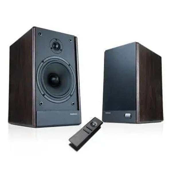 MICROLAB SOLO 6C Wooden finish {100 Вт RMS, Распределение: 50 Вт + 50 Вт среднеквадратичное, Гармонические искажения: < 0,3% (1 Вт 1 кГц), Частотная характеристика: 50 Гц - 20 кГц}
