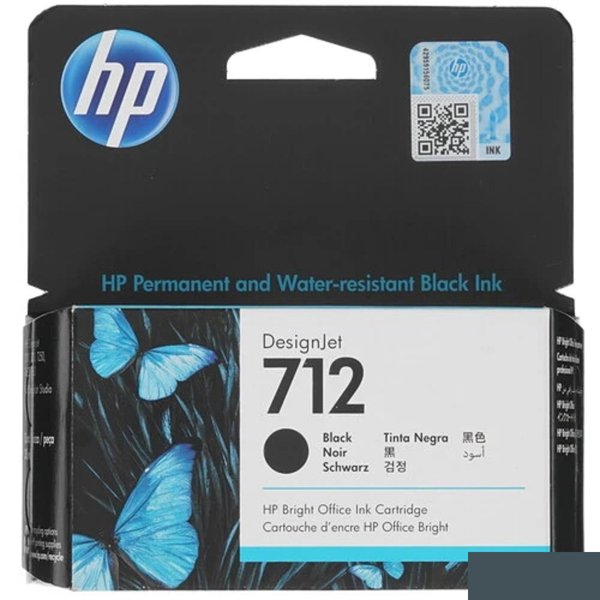Картридж струйный HP 712 3ED70A черный (38мл) для HP DJ Т230/630