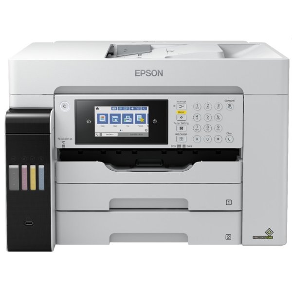 Epson L15180  (C11CH71408) {принтер/копир/сканер/факс, A4,25 стр./мин. ч/б ISO и 25 стр./мин. цвет (ISO), Wi-Fi, Ethernet RJ-45, USB}