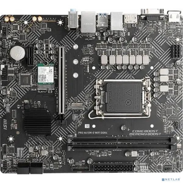MSI H610 S1700 MATX PRO H610M-G WIFI DDR4 {LGA1700, 2DDR4, 1PCI-Ex16,1PCI-Ex1,1M.2,4SATA3, 4USB3.2}