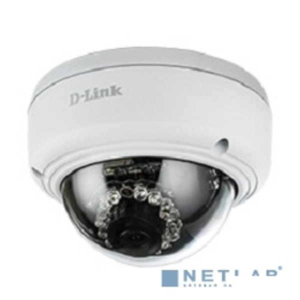 D-Link DCS-4603/UPA/A2A 3 Мп купольная сетевая камера, день/ночь, c ИК-подсветкой до 10 м, PoE и WDR (адаптер питания в комплект поставки не входит)