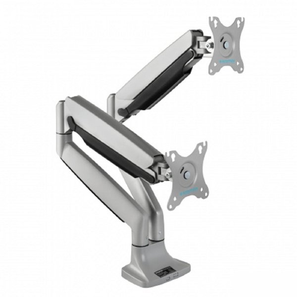 Kromax OFFICE-22 silver Настольный кронштейн для мониторов 17"-35" (до 2x15 кг)