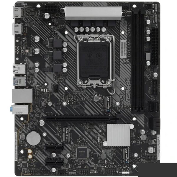 ASROCK B760M-H2/M.2, LGA 1700, Intel B760, mATX, Ret