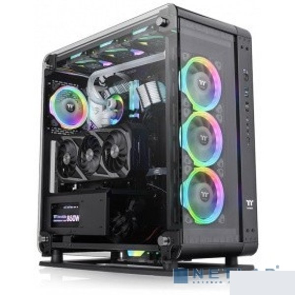 Корпус Thermaltake Core P6 TG черный без БП ATX 13x120mm 8x140mm 2xUSB2.0 2xUSB3.0 audio bott PSU