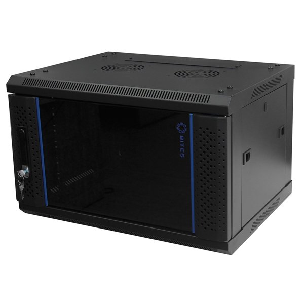 5bites Шкаф телекоммуникационный настенный TC6403-09B 9U / 600*450 / WALL / BLACK