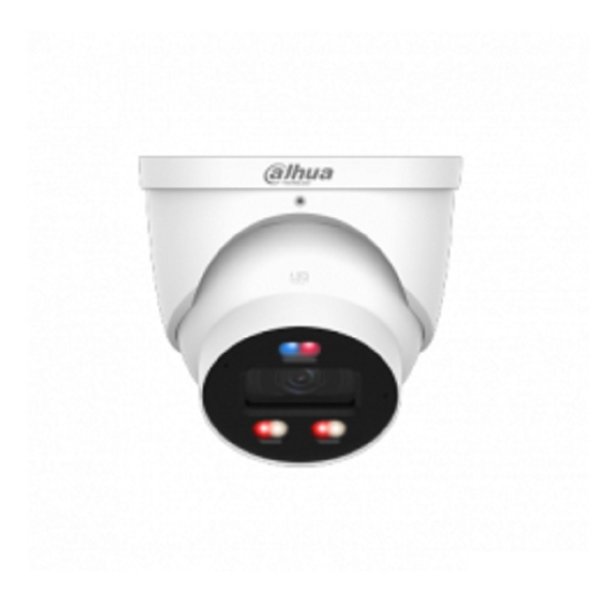 DAHUA DH-IPC-HDW3849HP-AS-PV-0360B-PRO Уличная купольная IP-видеокамера WizColor с ИИ и активным сдерживанием 8mp, 1/1.8” CMOS, объектив 3.6мм, видеоаналитика, ИК 30м, LED 30м, IP67