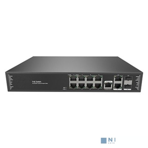 Just JT-POE31108PFM Интеллектуальный управляемый 10 портовый PoE коммутатор L2 уровня