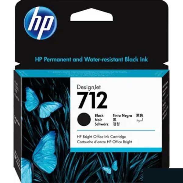 Картридж струйный HP 712 3ED71A черный (80мл) для HP DJ Т230/630