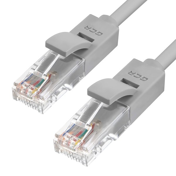 Greenconnect RJ45(m) - RJ45(m) Cat. 5e UTP  0.7м серый