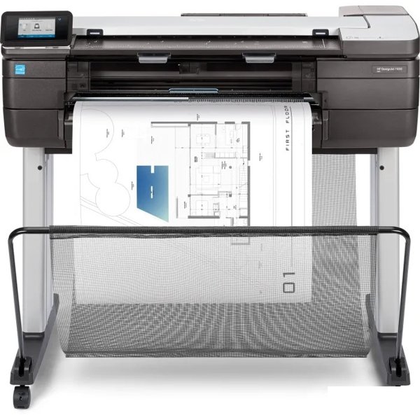 HP DesignJetT830 MFP (p/s/c, 24",4color,2400x1200dpi,1Gb,26spp(A1 drawingmode),USB/GigEth/Wi-Fi,stand,mediabin,rollfeed,sheetfeed,tray50(A3/A4),autocutter,Scanner600dpi,24x109",F9A28D#B1 repl. F9A28A)