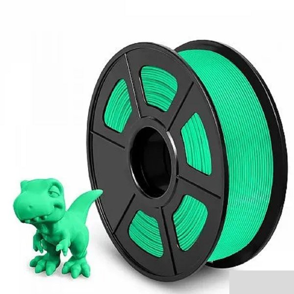 Филамент NVPRINT PLA+ Green для 3D печати диаметр 1.75мм длина 330 метров масса 1 кг