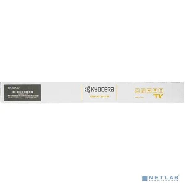 Kyocera-MitaTK-8800Y  Тонер-картридж, Yellow {P8060cdn (20 000 стр)}