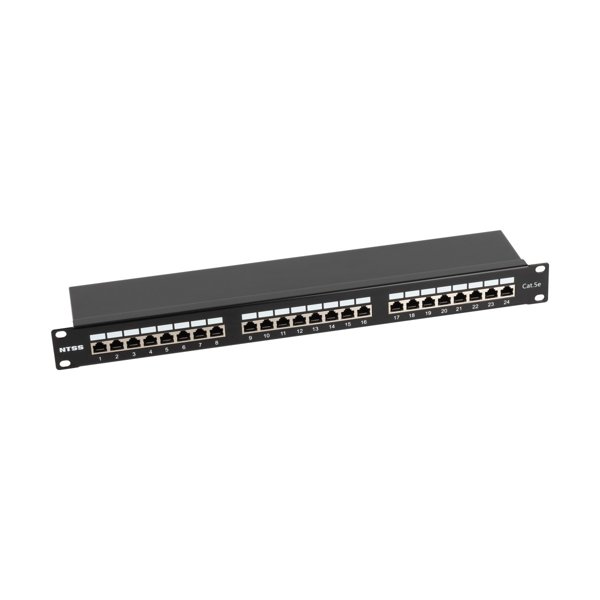 NTSS NTSS-PP-1U-24-FTP-RJ45-5e-K Патч-панель NTSS 24 FTP порта RJ45, cat.5е, 1U, Krone IDC