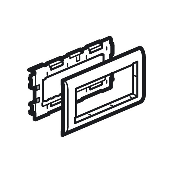 Legrand 638073 Mosaic на 6 модулей для коробов Metra 85х50мм, 100х50мм, 130х50мм