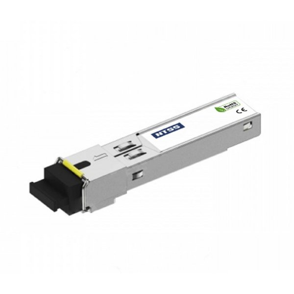 NTSS Модуль NTSS SFP, 1,25Гбит/с, разъём SC, рабочая длина волны 1550/1310нм, SM, WDM, дальность до 40км, ОБ 17дБ, DDM NTSS-SFP-1.25G-53-40SD