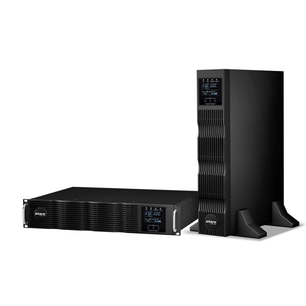 ИБП STARK SC 1000 ONLINE ONE RT 1000ВА/1000Вт {Online, Rack/Tower, 110-300В, 4xC13, Smart-slot, USB, RS232, EPO, БЕЗ АКБ - внешние батареи 3 шт 4.5-240 Ач}