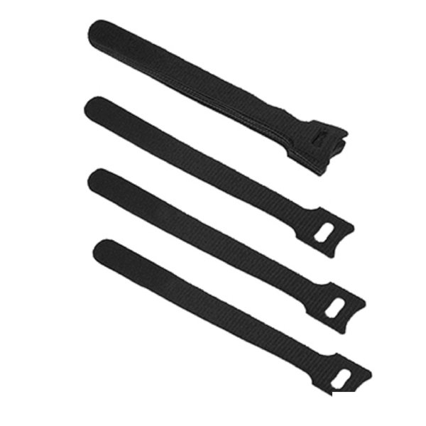 Cabeus CLAMP-150-BK Хомут для кабеля, липучка с мягкой застежкой, 150x14 мм, черный (10 шт.)