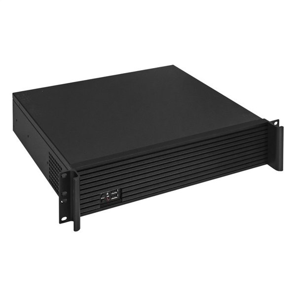 Exegate EX292518RUS Серверный корпус ExeGate Pro 2U350-01 <RM 19", высота 2U, глубина 350, БП 1U-800ADS, USB>