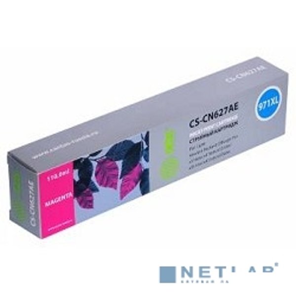 Cactus CN627AE №971XL Картридж струйный Cactus CS-CN627AE пурпурный для HP DJ Pro X476dw/X576dw/X451dw