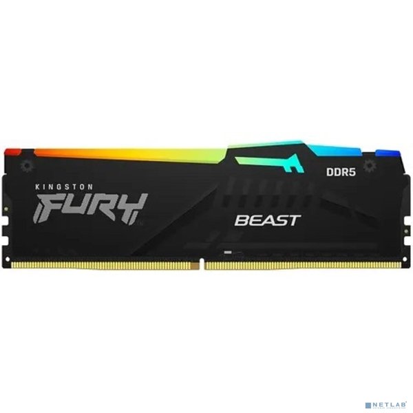 Kingston DDR5 DIMM 16GB DRAM 5200MHzCL40 FURY Beast Black KF552C40BBA-16