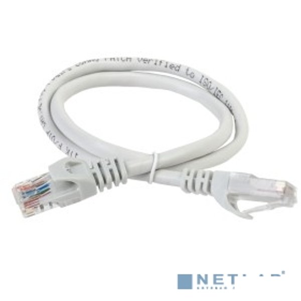 ITK PC01-C5EU-1M Коммутационный шнур (патч-корд), кат.5Е UTP, 1м, серый