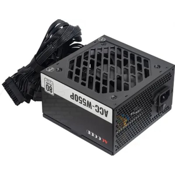 Accord ACC-W550P ATX 550W ACC-W550P 80+ white (20+4pin) 120mm fan 6xSATA RTL