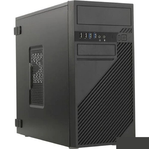 MiniTower InWin EFS712BL PM-600ATX   U3*2+U2*2+A(HD)+ front fan holder + Screwless  [6196804]