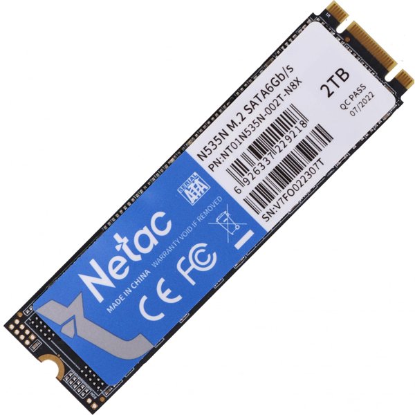 Накопитель SSD Netac M.2 2280 N535N 2Tb NT01N535N-002T-N8X TLC