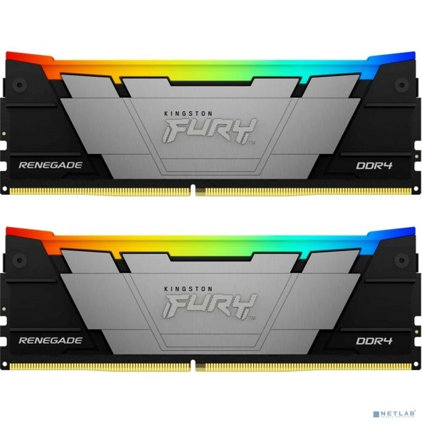 Kingston DDR4 DIMM 16GB 3200MHz CL16 (Kit of 2) FURY Renegade RGB (KF432C16RB2AK2/16)