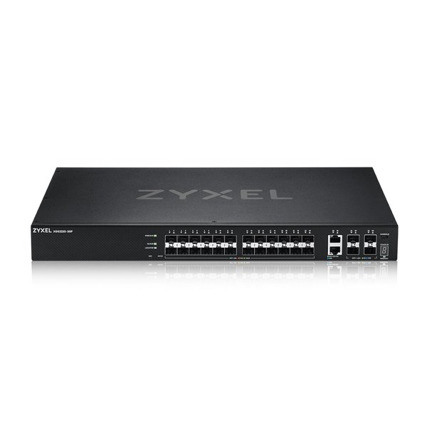 Коммутатор/ Zyxel XGS2220-30F L3 Access switch , rack 19", 24xSFP, 2xRJ-45: 1/2.5/5/10G, 4xSFP+, standalone/cloud management