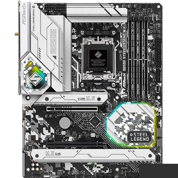 Материнская плата ASRock B650 STEEL LEGEND WIFI AM5 4xDDR5 4xSATA3 2xM.2 HDMI DP ATX