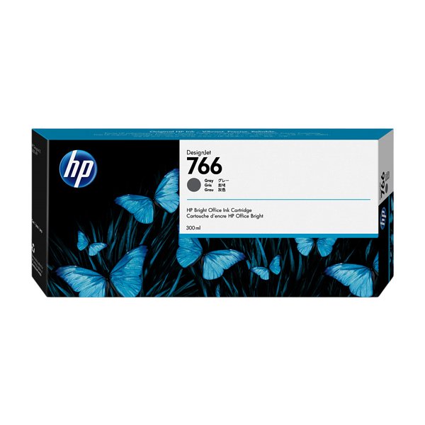 HP 766 300-ml Gray InkCrtg P2V93A