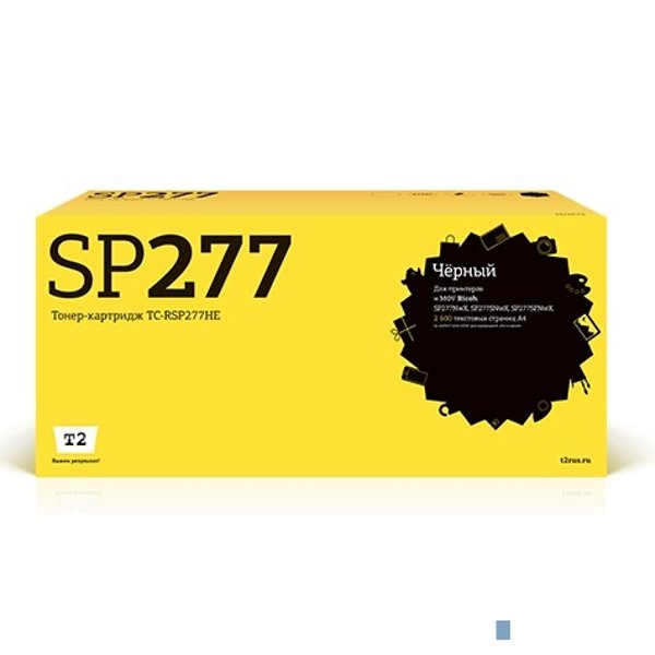 T2  SP277HE Картридж (TC-RSP277HE) для Ricoh Aficio SP277NwX/SP277SNwX/SP277SFNwX, 2,6K
