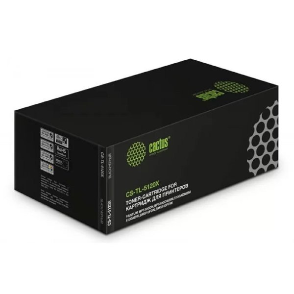 Картридж лазерный Cactus CS-TL-5120X TL-5120X/TL-5120XP черный (15000стр.) для Pantum BM5100ADN/BM5100ADW/BM5100FDN/BM5100FDW/BP5100DN/BP5100DW