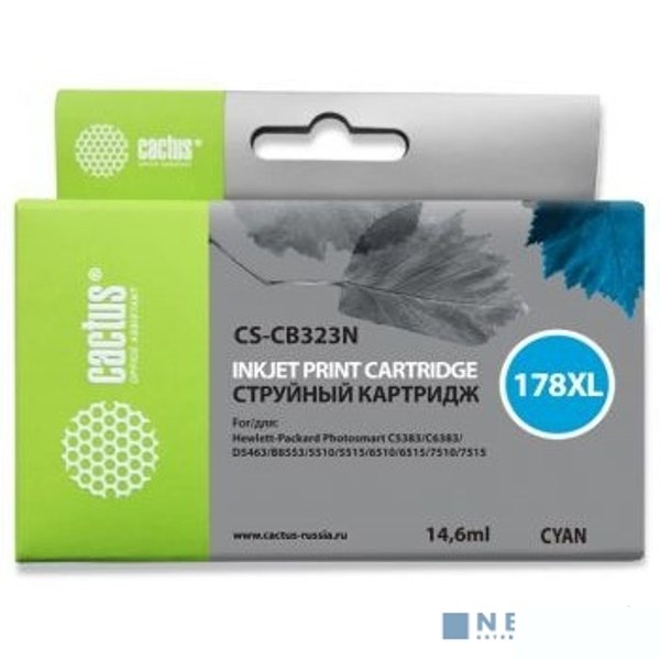 Cactus CB323 (CS-CB323N(CS-CB323)) Картридж №178XL для HP PS B8553/C5383/C6383/D5463/5510 (синий)