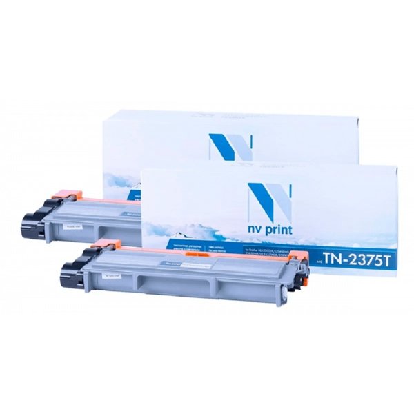 Картридж NVP совместимый NV-TN-2375T-SET2 для Brother HL-L2300DR/ HL-L2340DWR/ HL-L2360DNR/ HL-L2365DWR/ DCP-L2500DR/ DCP-L2520DWR/ DCP-L2540DNR/ DCP-L2560DWR/ MFC-L2700DWR/ MFC-L2720DWR/ MFC-L2740DWR