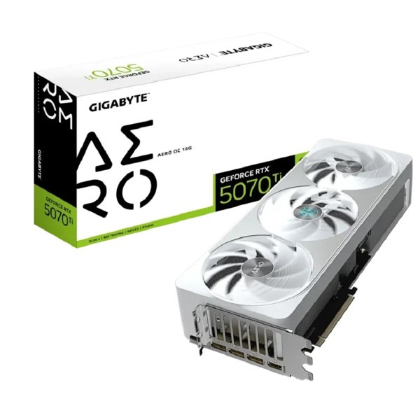 Gigabyte GV-N507TAERO OC-16GD RTX5070Ti AERO OC 16GB GDDR7 256bit 3xDP HDMI 3FAN RTL