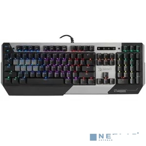 Клавиатура A4Tech Bloody B865R механическая серый/черный USB for gamer LED