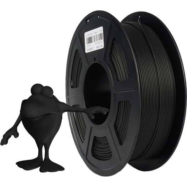 Филамент NVPRINT PLA Matte Black для 3D печати диаметр 1.75мм  длина 330 метров  масса 1 кг