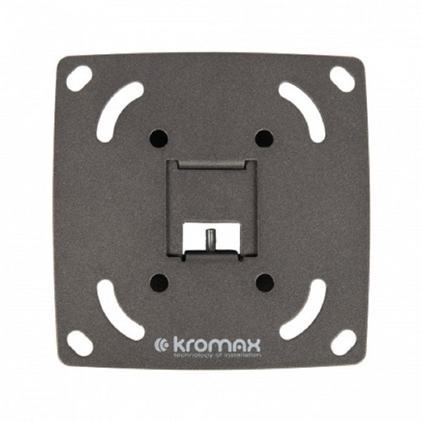Kromax OPTIMA-100 black {Кронштейн для LED/LCD телевизоров 10"-28", max 25 кг, настенный, 0 ст свободы, 23.5 мм, max VESA 100x100 мм}