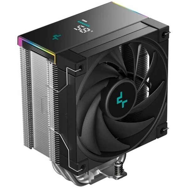Cooler Deepcool AK500S Digital SE ARGB Soc-AM5/AM4/1200/1700/1851 черный 4-pin 28dB Al+Cu LCD 240W 864gr Ret (R-AK500S-BKADMN-GJD)