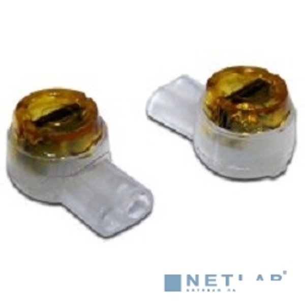 Lanmaster TWT-SLC-UY2 Соединитель проводов 0.4-0.9 мм, изолированный (скотчлок), прямое соединение, гель, 100 шт.