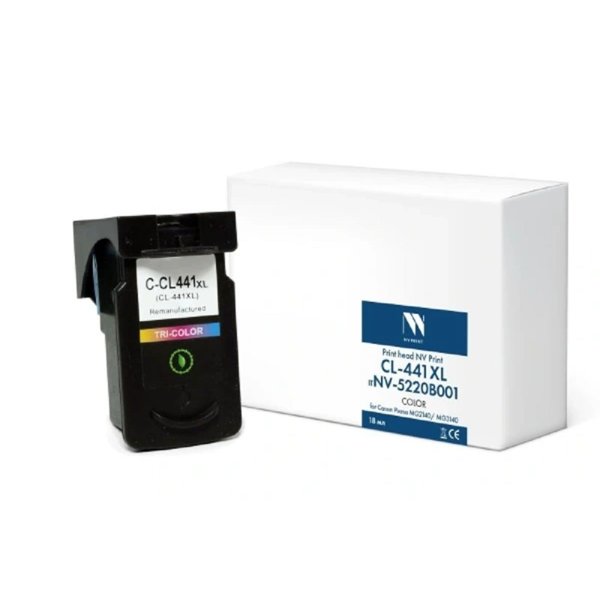 Струйный картридж NVP CL-441XL (NV- 5220B001) Color для Canon Pixma MG2140/MG3140 (18 мл) совместимый
