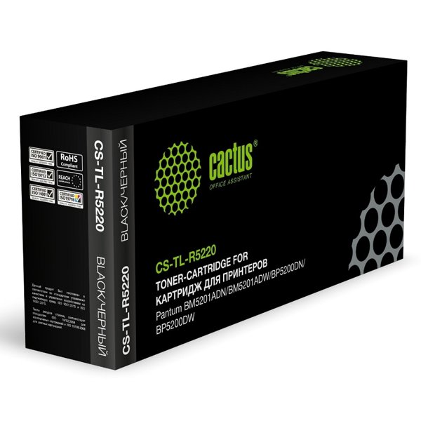 Картридж лазерный Cactus CS-TL-R5220 TL-R5220 черный (3000стр.) для Pantum BM5201ADN/BM5201ADW/BP520